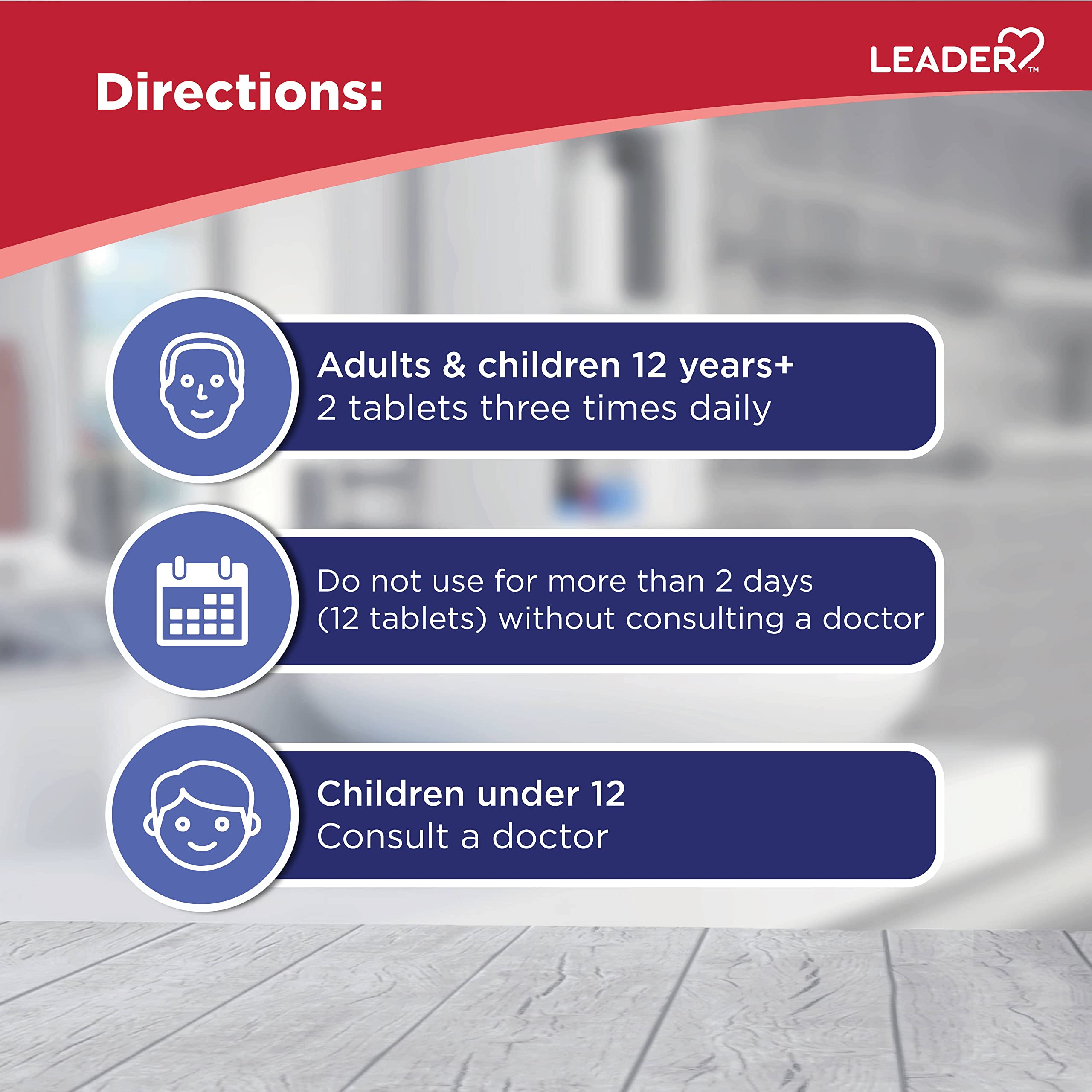 LEADER – utilisation avec ou sans nourriture