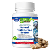 Capsules LEAN Nutraceuticals dans une bouteille, énergie potentielle pour l'activité masculine.