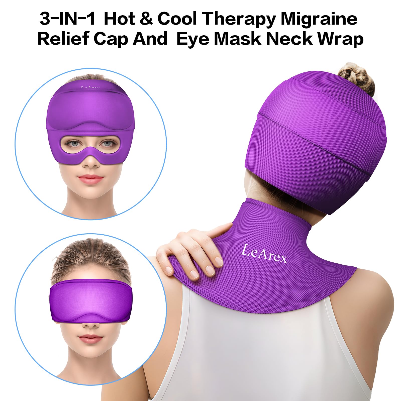 LeArex gel-sécurité-reutilisable reste souple après congélation et sans odeur.