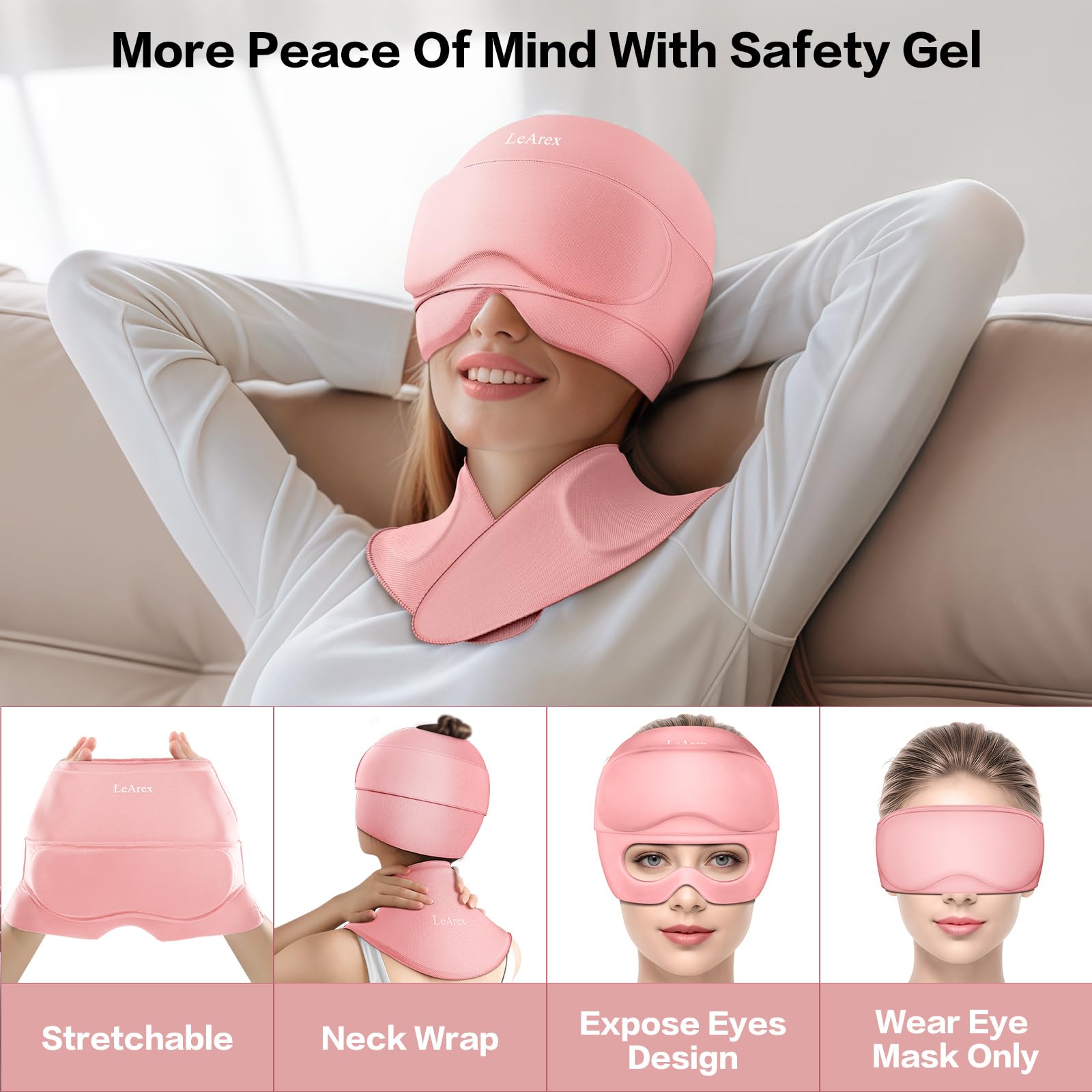 LeArex masque-yeux-detache peut être utilisé indépendamment du cap
