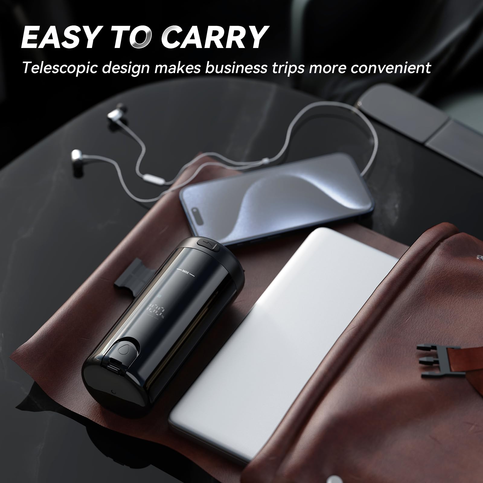 Charge Type-C USB pour recharger rapidement votre nettoyeur Lebbtl.