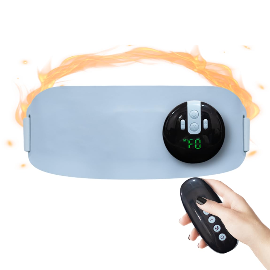 Leburry coussin chauffant rechargeable portable – chaleur ciblée pour soulager tensions et crampes.