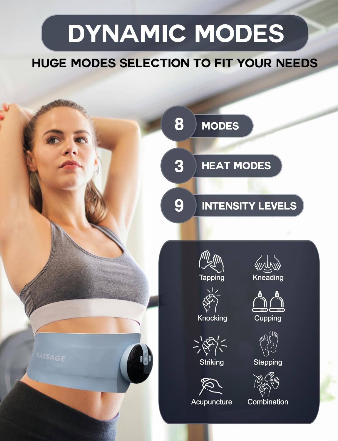 Leburry contrôle thermique simple – réglage facile pour chaleur adaptée en déplacement.