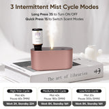 Lecdura Diffuseur Sans Eau Rose Gold – batterie longue durée pour autonomie