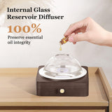 Dôme en verre du Lecdura pour ambiance apaisante et lumineuse.