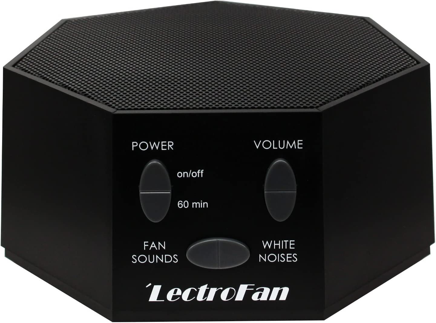 LectroFan Classic : boîtier noir compact pour une installation discrète et efficace.