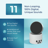LectroFan Micro2: connectivité Bluetooth et option stéréo pour une ambiance sonore enrichie