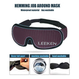 Leeken masque 3D espace oculaire large évite la pression