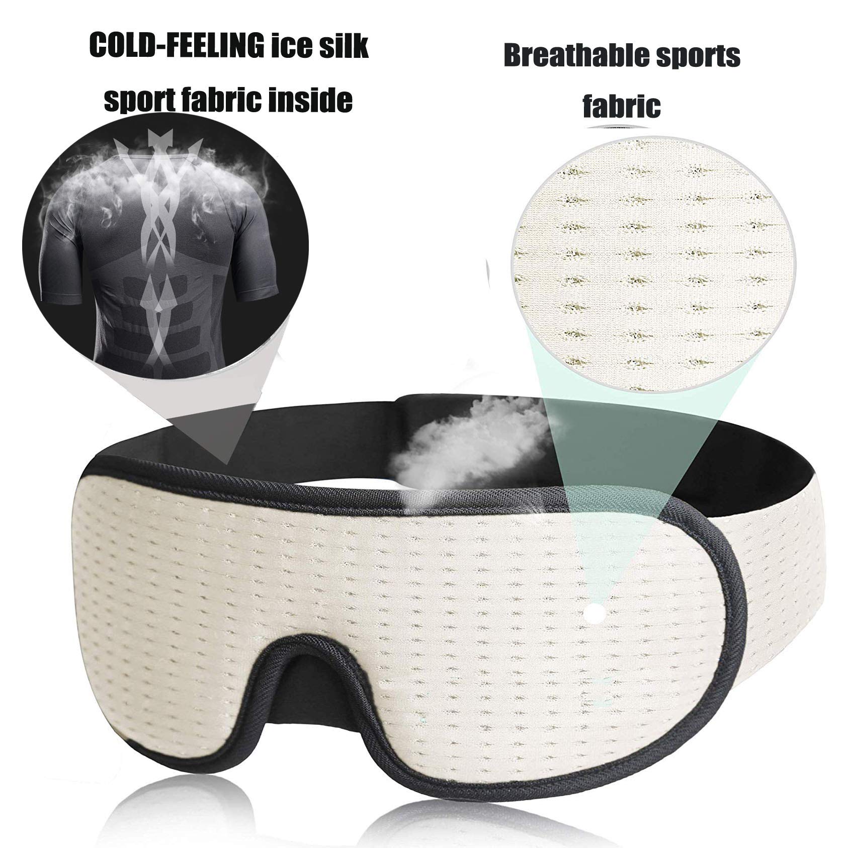 leeken masque 3D extralarge offre espace oculaire sans pression