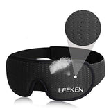 Leeken masque-yeux-3d: blocage lumière efficace pour sommeil profond.