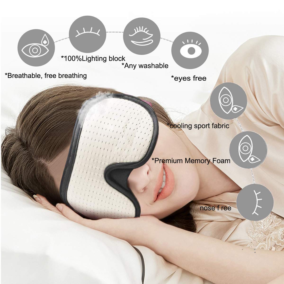 leeken tissu sport respirant pour un confort nocturne durable