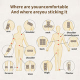 Patch gingembre LEEOYINK pour articulations, réconfort lors d'activités.