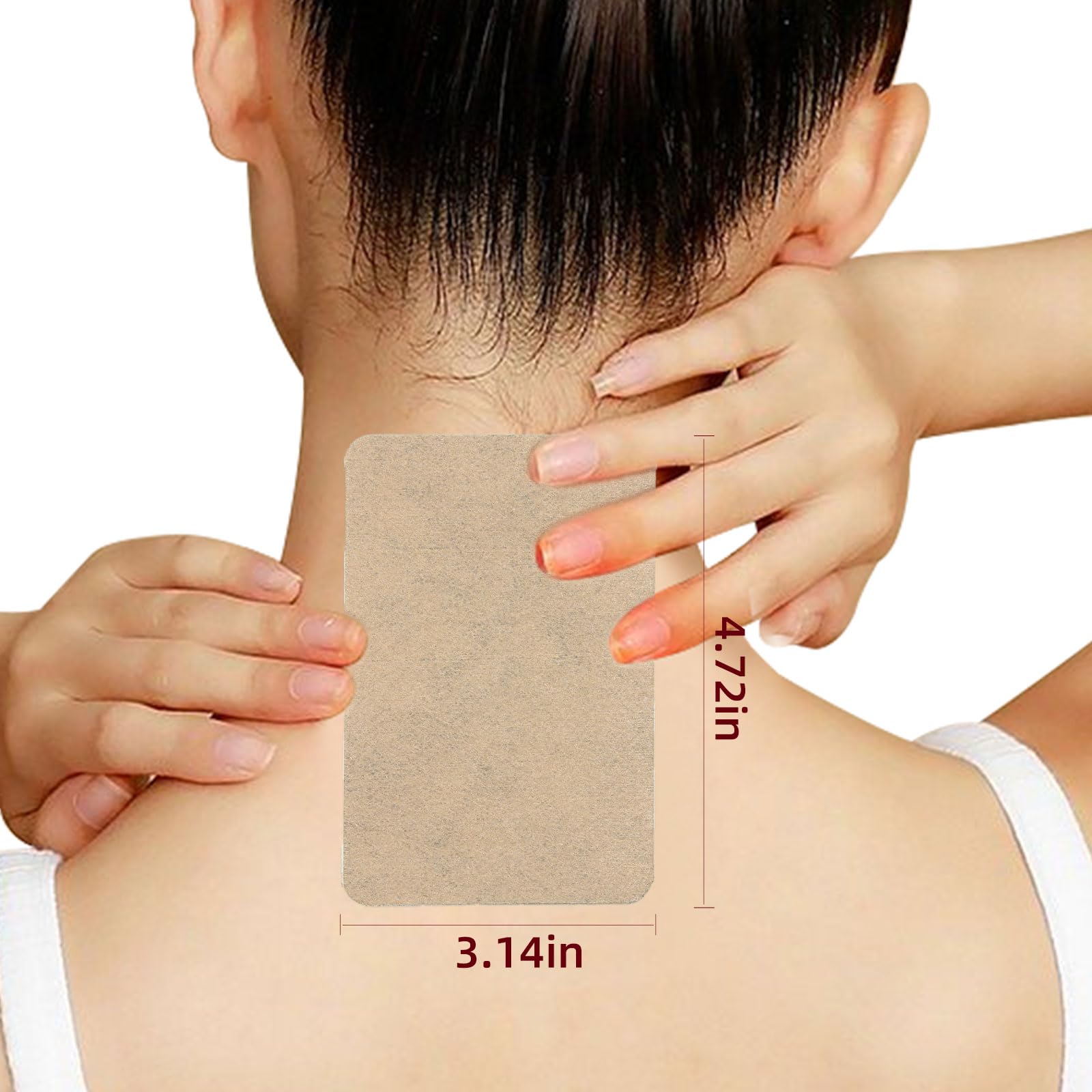 Patch gingembre LEEOYINK pour le genou, chaleur durable.