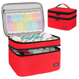 LEFOR·Z sac-rangement médicaments avec compartiment double, pratique pour le voyage.