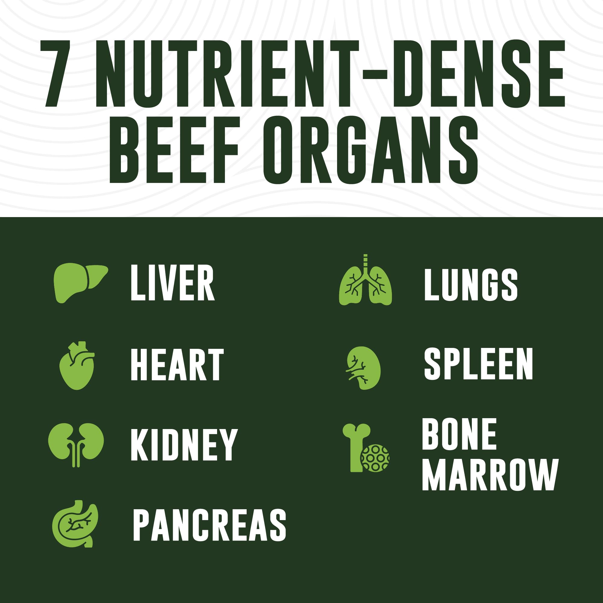 Left Coast Performance Pancréas: apport nutritionnel utile pour le régime carnivore.