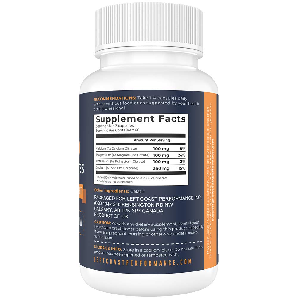 Left Coast Performance – électrolyte keto avec magnésium et minéraux pour l'équilibre.