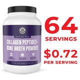 Left Coast Performance - pot-32oz-poudre-collagene-bouillon-os, dosage pratique.