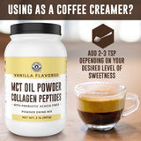 Left Coast Performance Poudre MCT sans sucre, idéale pour café céto.