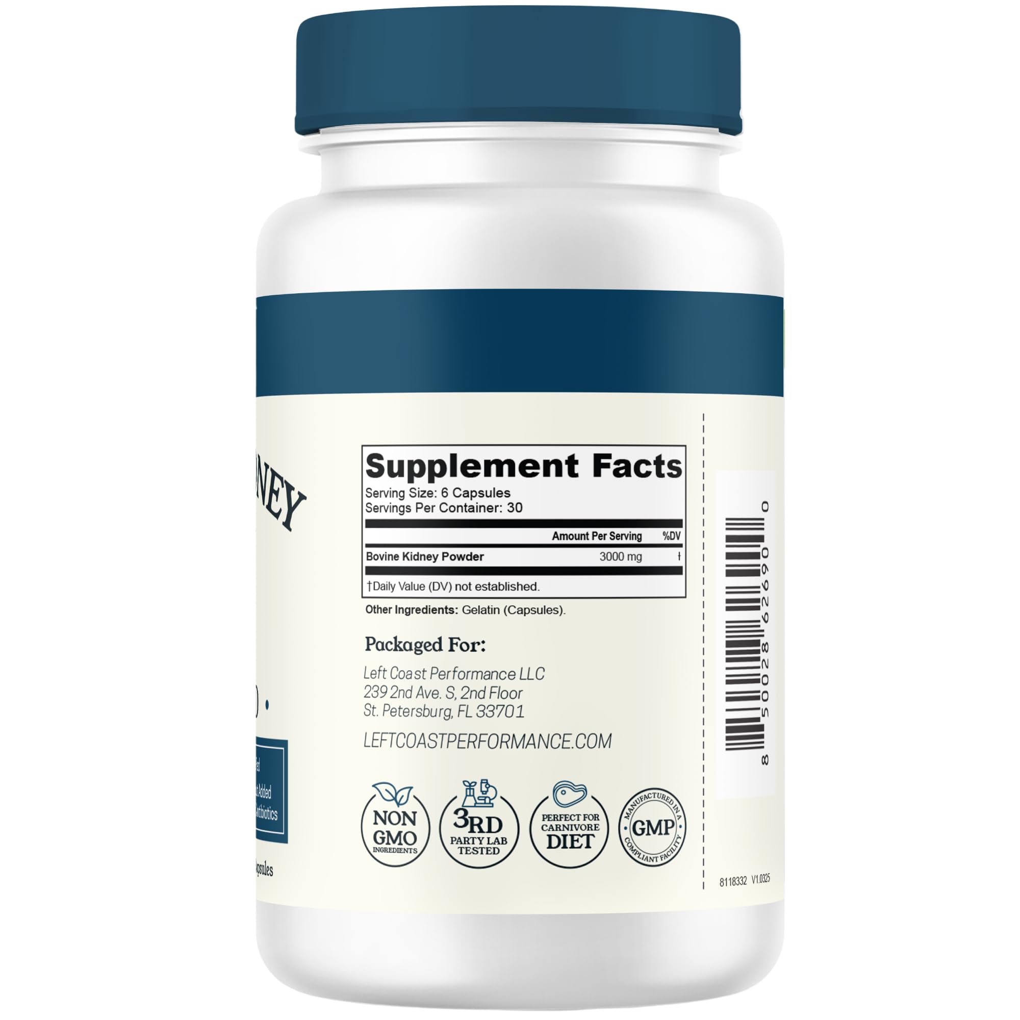 Left Coast Performance rein-boeuf DAO: soutien potentiel des enzymes digestives.
