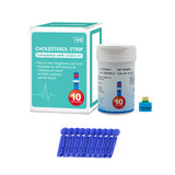 Bandes de test cholesterol total LEFTYCHOICE pour LCGCU-01, utilisation pratique à domicile.