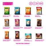 Legendary Foods barre protéinée après-entraînement, récupération pratique.