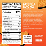 Legendary Foods Cheesy Nacho: emballage pratique 10 sachets pour emporter.