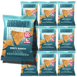 Legendary Foods Zesty Ranch Chips : emballage pratique pour le bureau et le trajet.