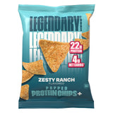 Lot de 10 sachets Legendary Foods Zesty Ranch, snack pratique en déplacement.
