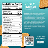 Legendary Foods Zesty Ranch Chips sachets individuels, parfaits pour sport et déplacements.
