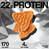 Legendary Foods chips protéinées barbecue – sans gluten et faible glucides pour encas