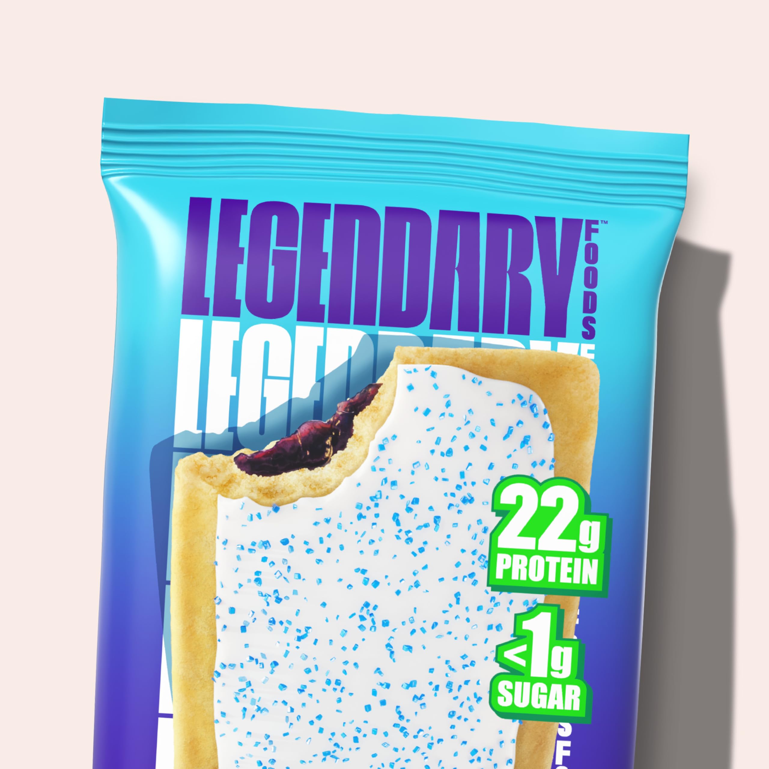 Legendary Foods pâtisserie bleuet sans gluten, adaptée à divers régimes.