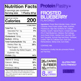 Legendary Foods pâtisserie protéinée bleuet texture moelleuse et énergie durable.