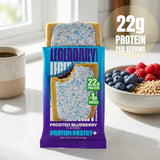 Legendary Foods pâtisserie bleuet avec protéine de lactosérum isolée pour énergie soutenue.