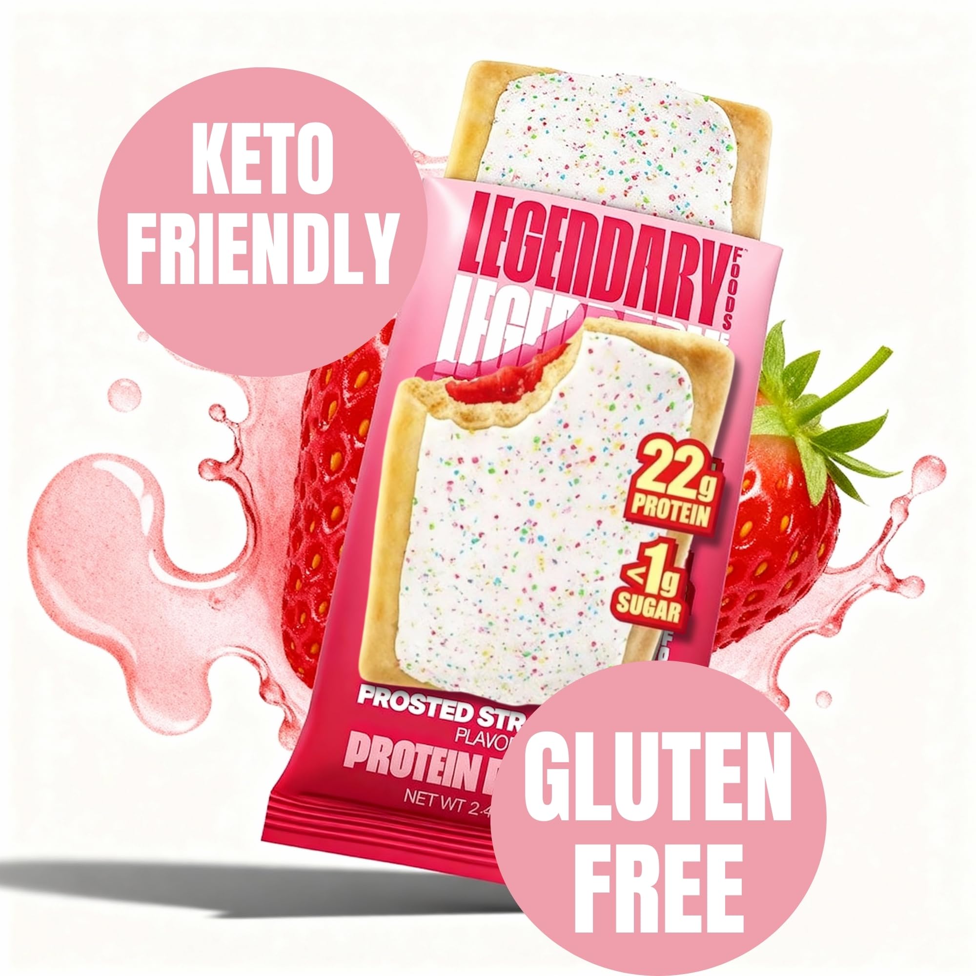 Pâtisserie protéinée Legendary Foods pour petit-déjeuner rapide et nutritif