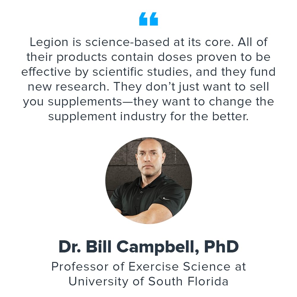 LEGION Biome Probiotic – Emballage pratique et transportable.