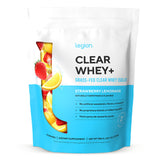 LEGION Clear Whey+ bouteille verser – boisson claire et rafraîchissante après l'entraînement.
