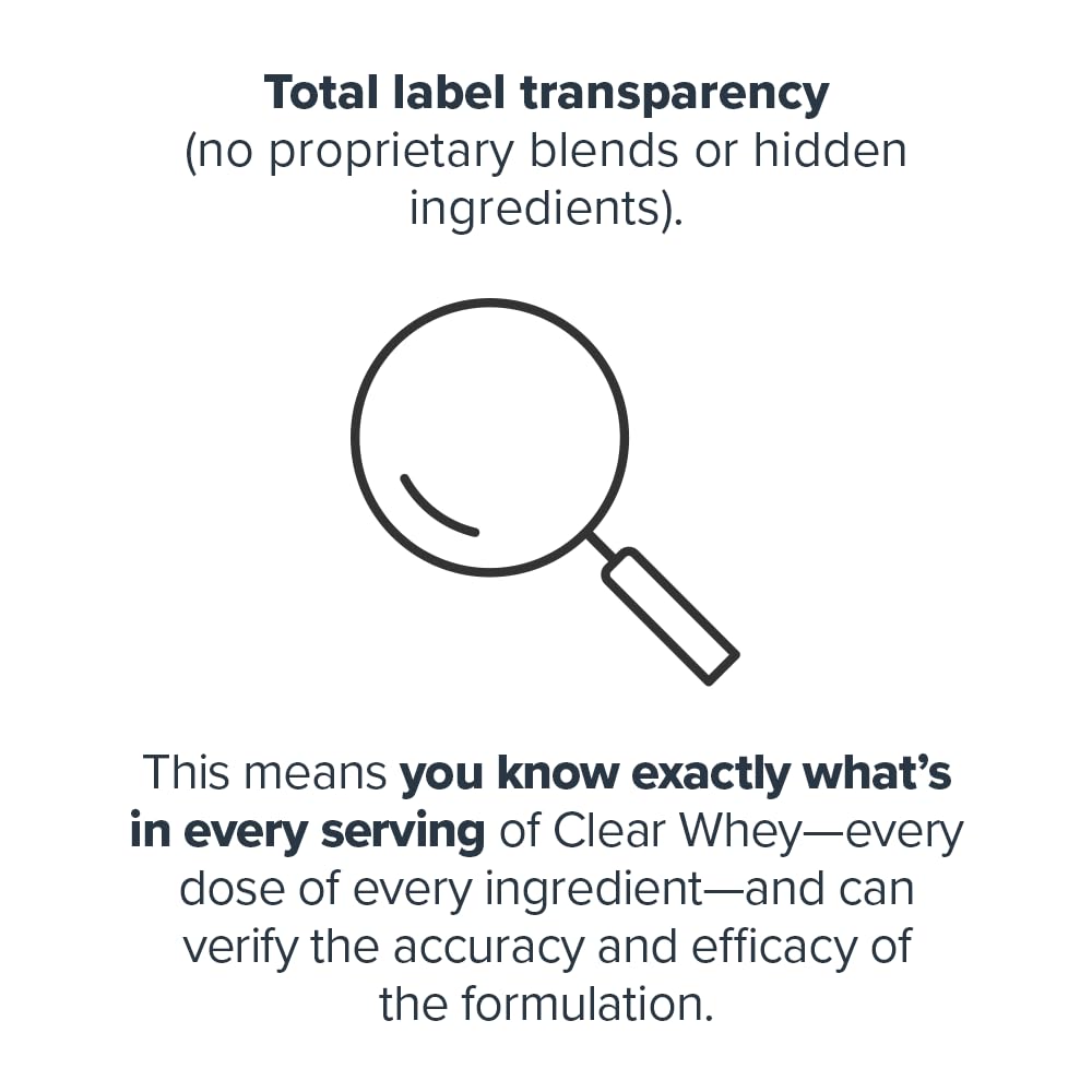 Doseur LEGION Clear Whey+ 29 g pour portion précise.