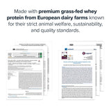 Étiquette claire LEGION Clear Whey+ avec liste d'ingrédients transparente.