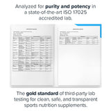 Ingrédients transparents LEGION Clear Whey+ sans additifs cachés.