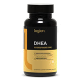 LEGION DHEA 50 mg – Bouteille visible, soutient potentiellement l équilibre hormonal et le bien-être.