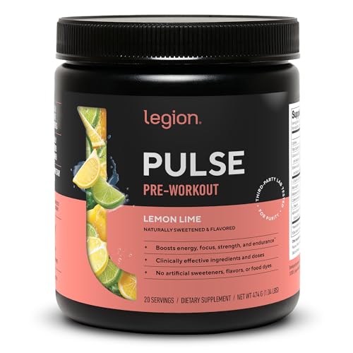 Legion Pulse bouteille preworkout prête à booster l'énergie.