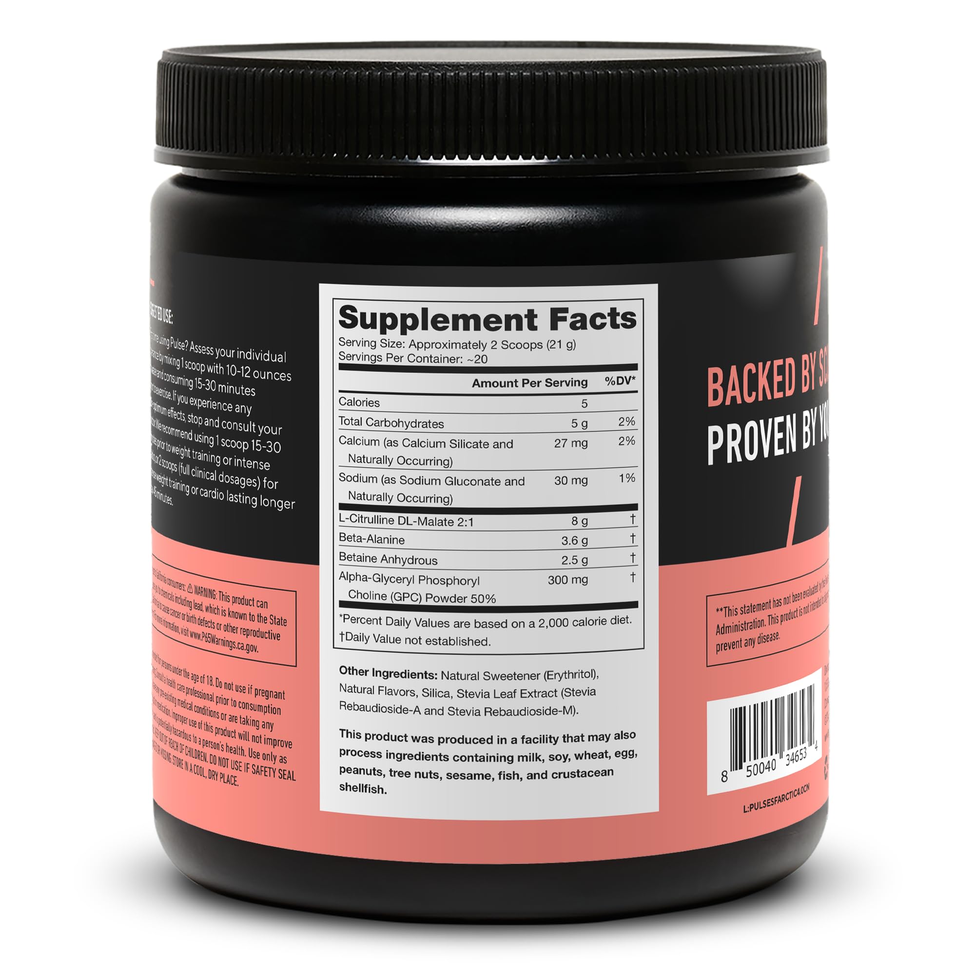 Poudre Pulse prête, dosage précis pour l'entraînement