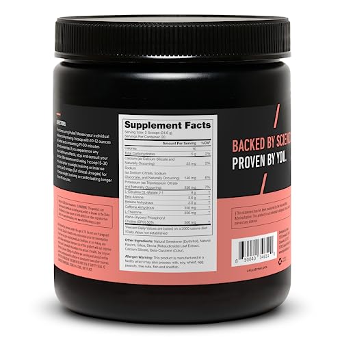 Poudre naturelle LEGION Pulse Pre Workout, arôme Pina Colada sans artificiels.