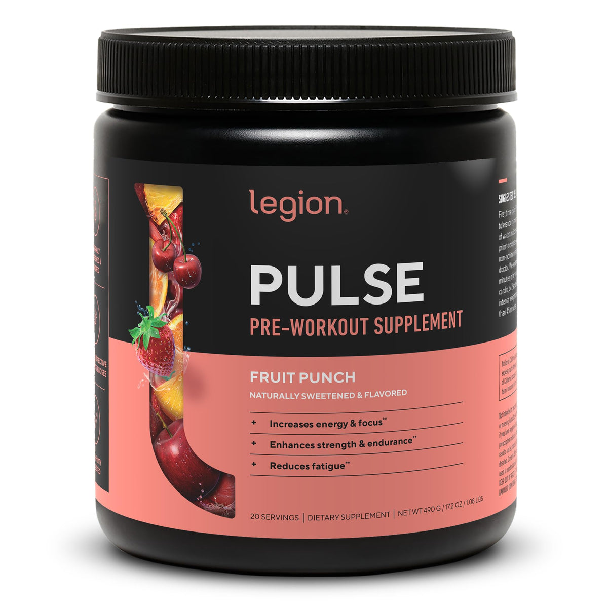 LEGION Pulse préentraînement : énergie et concentration pendant l'entraînement.