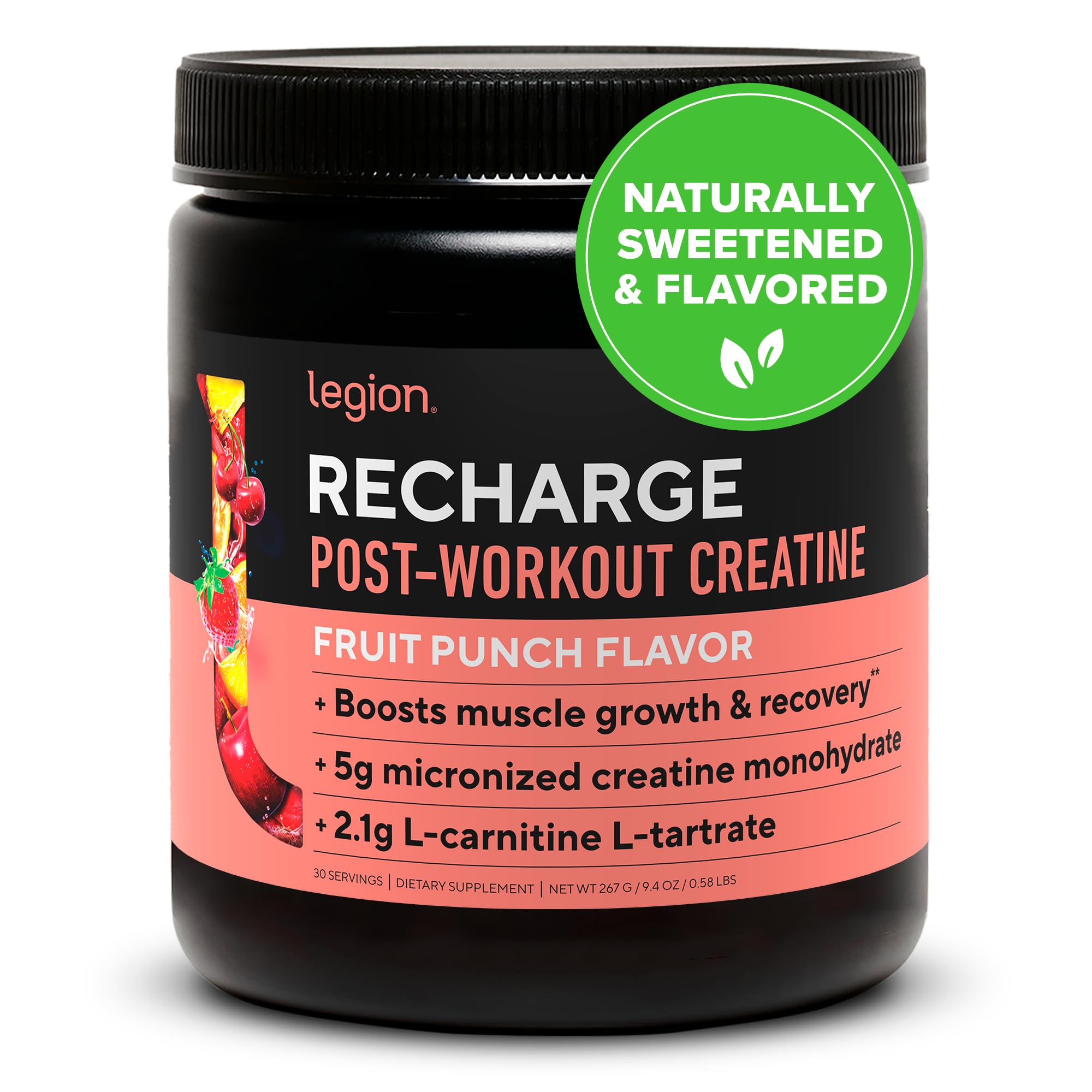 LEGION Recharge en boîte post-entraînement, soutien potentiel à la récupération et au confort musculaire.