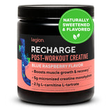Legion Recharge - bouteille et étiquette visibles, récupération post-entraînement potentielle.