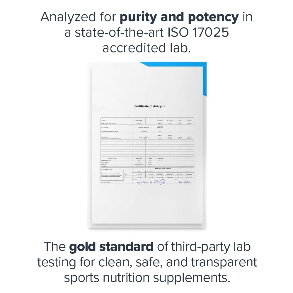 Laboratoire ISO 17025 certifié vérifiant la pureté et la puissance.