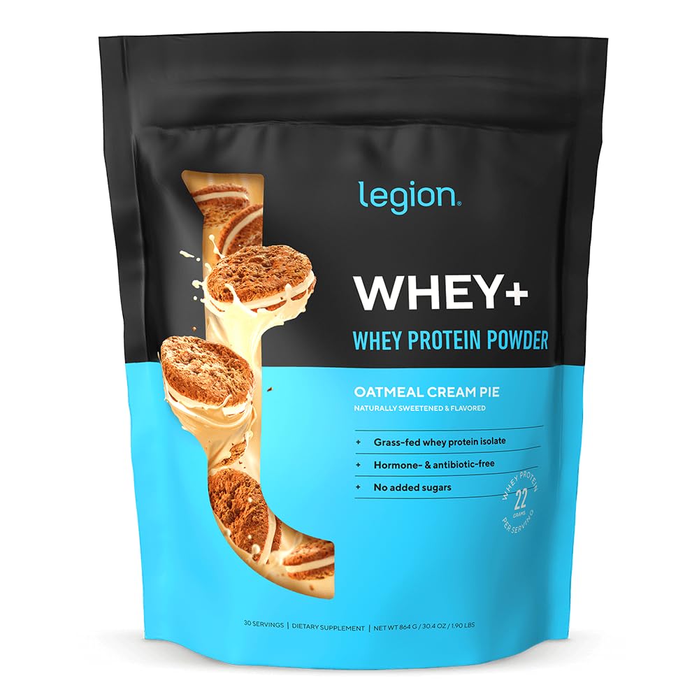 LEGION Whey+ Isolate – emballage clair facilitant la vérification des ingrédients.