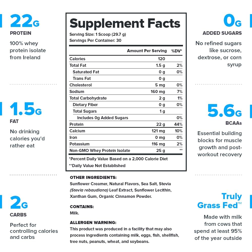 Cuillère doseuse et étiquette claires de LEGION Whey+ pour suivre vos protéines.