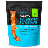 LEGION Whey+ isolat protéique, shaker caramel salé, mélange rapide.